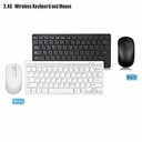 Mini Clavier Sans Fil + Souris Optique Sans Fil