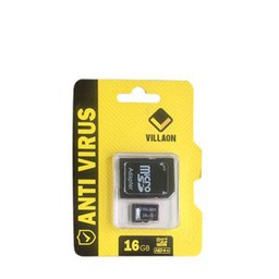 Carte Mémoire - Villaom Antivirus - 16GB - Noir