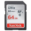 SanDisk Ultra 64GB Class 10 SDXC UHS-I Memory Card Up To 80MB/s (SDSDUNC-064G-GN6IN) (EXPORT)