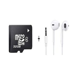 Carte Memoire Micro SD - 32Go + 1 Ecouteur Offert