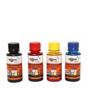 Kit Recharge D'Encre 4  Couleurs  100ml - Noir/Bleu/Jaune/Rouge