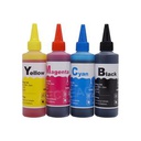 Kit Recharge D'Encre 4 Couleurs - 100ml - Noir/Rouge/Jaune/Bleu