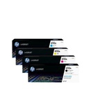 Hp 4 PIECES  Toner  HP 305 A- Bleu/ Rouge/ Jaune /  Noir