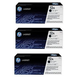 Hp Cartouche D'Encre - Pack De 3 HP 12A - Q2612A - 6000 Pages - Noir