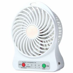 Mini Ventilateur  De Poche - USB - 3 Vitesses - Batterie Intégrée