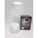 Lampe À Bougie Led Rechargeable Avec Haut-Parleur - Blanc