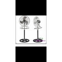 Crown Kit 2 Puissants Ventilateurs à Pied - 18 Pouces - Noir