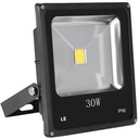 Led Lumière D'inondation 30watts Alimentè- Noir