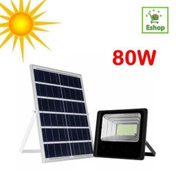 Projecteur Solaire 80W Avec Son Panneau