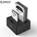 Orico Station D'Accueil USB 3.0 Duplicateur De Disques SATA HDD SSD 2.5" 3.5" - Noir