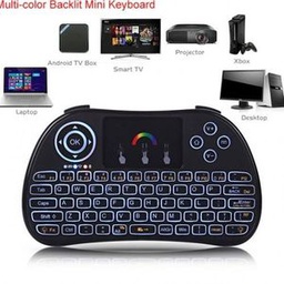 Mini Clavier Rétro-éclairage 2.4g Avec Pavé Souris Pour Android Tv Box Mini PC Ordinateur Portable