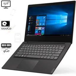 Lenovo PC Lenovo S145 - Core I3 -10Th Gen. -15'' - 4Go Ram - 1000Go - Noir - Garantie 6 Mois