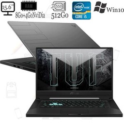 Asus TUF FX516PE-HN001T - 512Go SSD - 8Go +4GoNviDia - 15.6" - Core I5 - Gris - Garantie 6 Mois