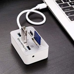 HUB USB Multifonction 3 Ports USB Avec Lecteur De Carte SD / TF + Clé USB 32Go