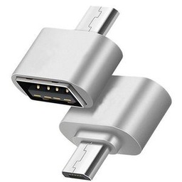 Remax Lot De 2 Adaptateurs USB-OTG - Compatible Tablettes Et Smartphones Android - Argent