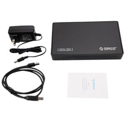 Orico Boitier Externe USB 3.0 Pour Disques SATA 3.5" Et 2.5" - Noir