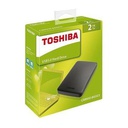 Toshiba Disque Dur Externe De Haute Qualité 2 To - Noir