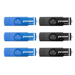 Yvonne Clé USB 2.0 U - OTG USB - Bleu/Noir
