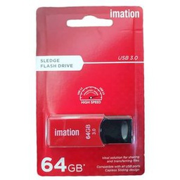 Imation Clé USB 3.0 Sledge Flash Drive 64 Go - Rouge/Noir