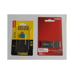 Imation Clé USB 32GB + Support De Clé - Noir