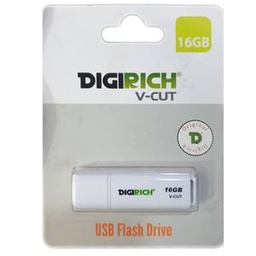 Digirich Clé USB V-Cut 16Go Usb Flash Drive - Blanc
