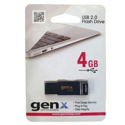 Gen X Clé Usb 4Go Usb 2.0 Flash Drive - Noir