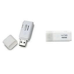 Toshiba Clé USB 4 Go -Garanti 1 Mois - Blanc
