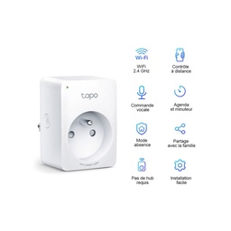 TP-Link Prise Connectée WiFi Tapo P100 - Google Assistant - Alexa