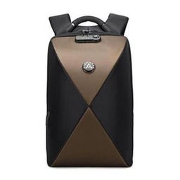 Sac A Dos A Port Usb - Noir/Marron