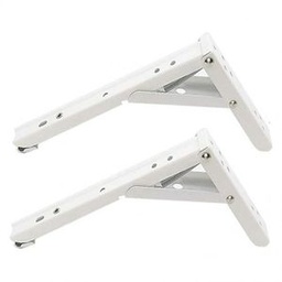 Support De Table Pliable Robuste 2Pcs Métal