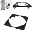 Support Mobile De Réfrigérateur Et De Machine À Laver - Noir