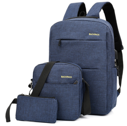 Sac à Dos élève 3 En 1 Cartable Enfant Fille/ Garçon CM Collège Lycée/bureau - Bleu