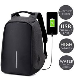 Sac à Dos Ordinateur Portable 15.6 Pouces Homme Imperméable Avec USB Charging Port Sac à Dos D'affaires Sac à Dos Fonctionnel Sac A Dos PC Portable Pour Loisirs/Affaire/Scolaire - Noir