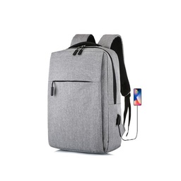 Sacs ,Sac A Dos Pour Ordinateur - 15.6 Pouces - 2 Poches Externes - Gris