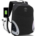 Sac A Dos A Port USB - Noir/Gris