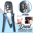 Pince A  Sertir Professionnelle - Bleu / Noir