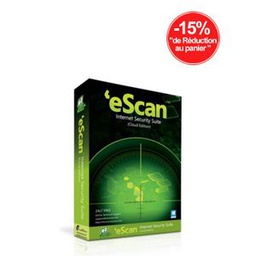 Escan Internet Security Suite 2020 - Protection Hardware/Internet/Cloud - 1 Licence 2+1 Utilisateurs - Vert (sans Boitier, Plis Fermé!)