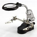 Loupe Trois Mains Avec Eclairage LED ( MINI )