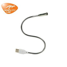 Mobility Lab Lampe de bureau flexible usb - Gris