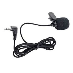 Mini Microphone à Cravate Portable YW-001 Avec Pince Et Jack 3,5 Mm - Noir