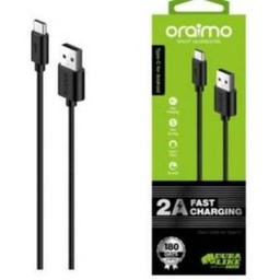 Oraimo Câble De Type C - 2A Charge Ultra Rapide - Noir - 6 Mois Garantie