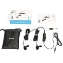 Boya BY-M1DM Microphone Cravate Omnidirectionnel à Clipser Pour IPhone Canon Nikon DSLR 6 M
