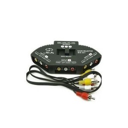 Commutateur Video - Avec AV Câble Adaptateur - Compatible XBox/ XBOX 360/ PS1/ PS2/ PS3