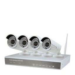 Kit 4 Caméras Vidéosurveillance Wifi SANS FIL + Enregistreur