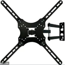 Support Mural Pivotant TV - 14 à 55 Pouces - Noir
