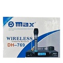 Max Microphone Professionnel Sans Fil – DH-769 – Gris / Noir