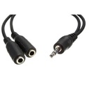 2-RCA FEMELLE To STEREO Noir De 1.5 M