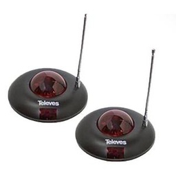 Televes Télécommande Pour Décodeur Model 7237 Digidom - Noir/Rouge