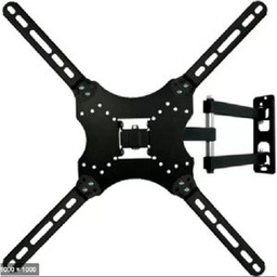 Support Mural Pivotant TV - 14 à 55 Pouces - Noir