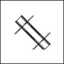 Support Mural TV - 26 à 63 Pouces - Noir